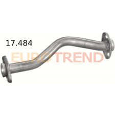 Вихлопна труба середня Opel Kadett 1.6D