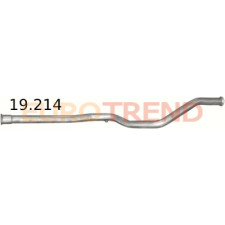 Вихлопна труба середня Peugeot 307 універсал 2.0HDi Turbo Disel