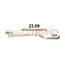 Вихлопна труба середня Seat Altea / Seat Leon / Seat Toledo 2.0 TDi