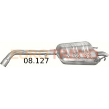 Глушник Ford Escort 1.6i, 1.8i універсал