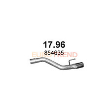 Вихлопна труба кінцева Opel Astra J 1.4i Turbo
