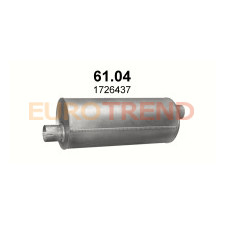 Глушник DAF 2100 / DAF 2105 / DAF 2300 / DAF 2500 / DAF 2505 / DAF 2700 ATI / DAF Bova EUROPA / Scania