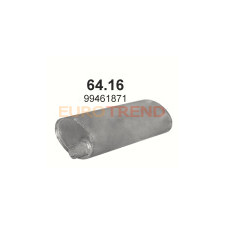 Глушник Iveco Euro Cargo 75E15 , 120E15 / 18 / 23, 130E15 / 18 / 23,150E15 / 18 / 21 / 23,170E15 / 18 / 23,100E15 / 18 / 23