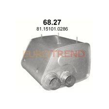 Глушник MAN F2000 22 / 26 - 28 T 6X4DFL