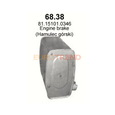 Глушник MAN TGA12.8, 10.8, 12.0