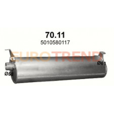 Глушник Renault Mascott Euro III 02 / 04 -
