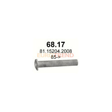 Вихлопна труба MAN 8.136FOC