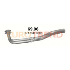 Приймальна труба Mercedes LK, 814L