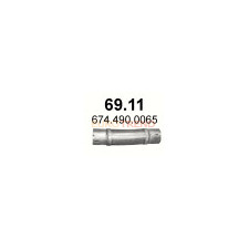 Гофра вихлопної системи Mercedes 814