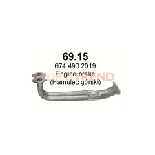 Приймальна труба Mercedes 1314 914