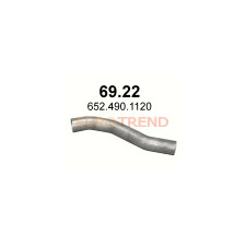 Вихлопна труба Mercedes 1417 1420