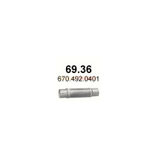 Гофра вихлопної системи Mercedes 1120F 817L