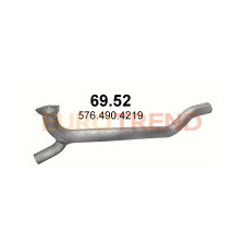 Приймальна труба Mercedes LK 6 - 9t, 11 - 15t,