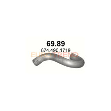 Вихлопна труба Mercedes 1320