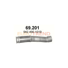 Вихлопна труба p гофрою Mercedes Axor Euro III 2535 L - 2543 L