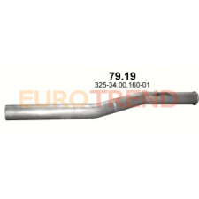 Труба вихлопноої системи Setra S300 / S313UL / S315H / S315UL / S315NF