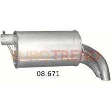 Глушник Ford Galaxy 1.9 TDi, Seat Alhambra 1.9 TDi, Volkswagen Sharan