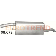 Глушник Ford Fusion 1.4 TDCi Turbo Disel