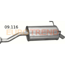 Глушник Honda Civic хетчбек 1.4i / 1.6i