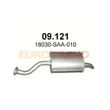 Глушник Honda Jazz 1.2i 8V / 1.4i 8V