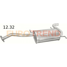 Глушник Mazda 121 1.3