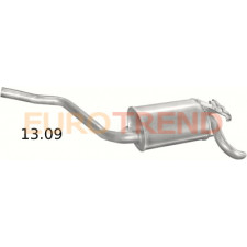 Глушник Mercedes W201 190E 1.8, 2.0