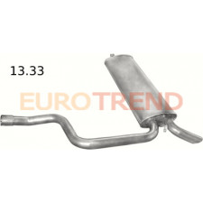 Глушник Mercedes 124 2.0 - 3.0 24V / 3.0D універсал