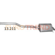 Глушник Mercedes C200 - W203 / C200 - T203 / C220 - W203 / C220 - T203
