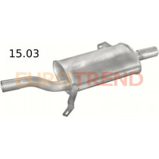 Глушник Nissan Sunny N13 хетчбек