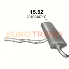 Глушник Nissan Qashqai 2.0 dCi Turbo Disel