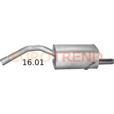 Глушник Alfa Romeo GT 2.0 JTS, 2.5, 1.9 JTD TD, 2.4 JTD TD