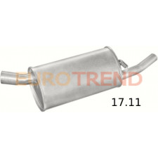 Глушник Opel Corsa A 1.2S / 1.2i седан