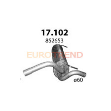 Глушник Opel Astra J / Chevrolet Cruze 1.7 CDTi