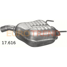 Глушник Opel Vectra С 1.9 CDTi, 2.0 Dti, 2.2 DTi