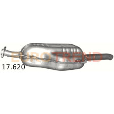 Глушник Opel Astra G 1.7 DTL, 1.7 DTi, 2.0 Di, 2.0 Dti