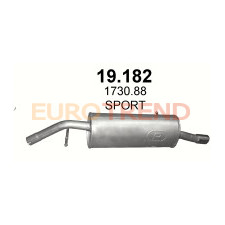 Глушник Peugeot 207 1.4i / 1.6i