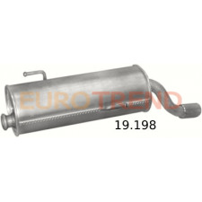 Глушник Peugeot 206 1.4 / 1.6