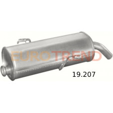 Глушник Peugeot 206 1.4i, 1.6i