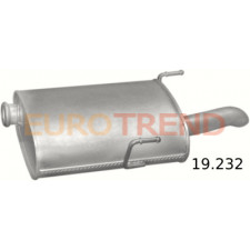 Глушник Peugeot 406 2.0 / 2.2 HDi TD універсал