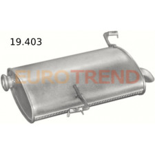 Глушник Peugeot 206 1.1i, 1.4i, 1.4HDi TD,1.6i універсал
