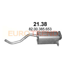 Глушник Renault Clio 1.2i / 1.4i 16V / Modus
