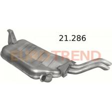 Глушник Renault Laguna 3 2.0i, 2.0ide, 1.9dCiTD,2.2dCiTD